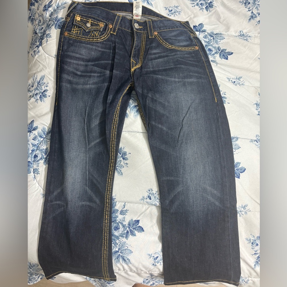 True Religion Denim with Contrast Stitching